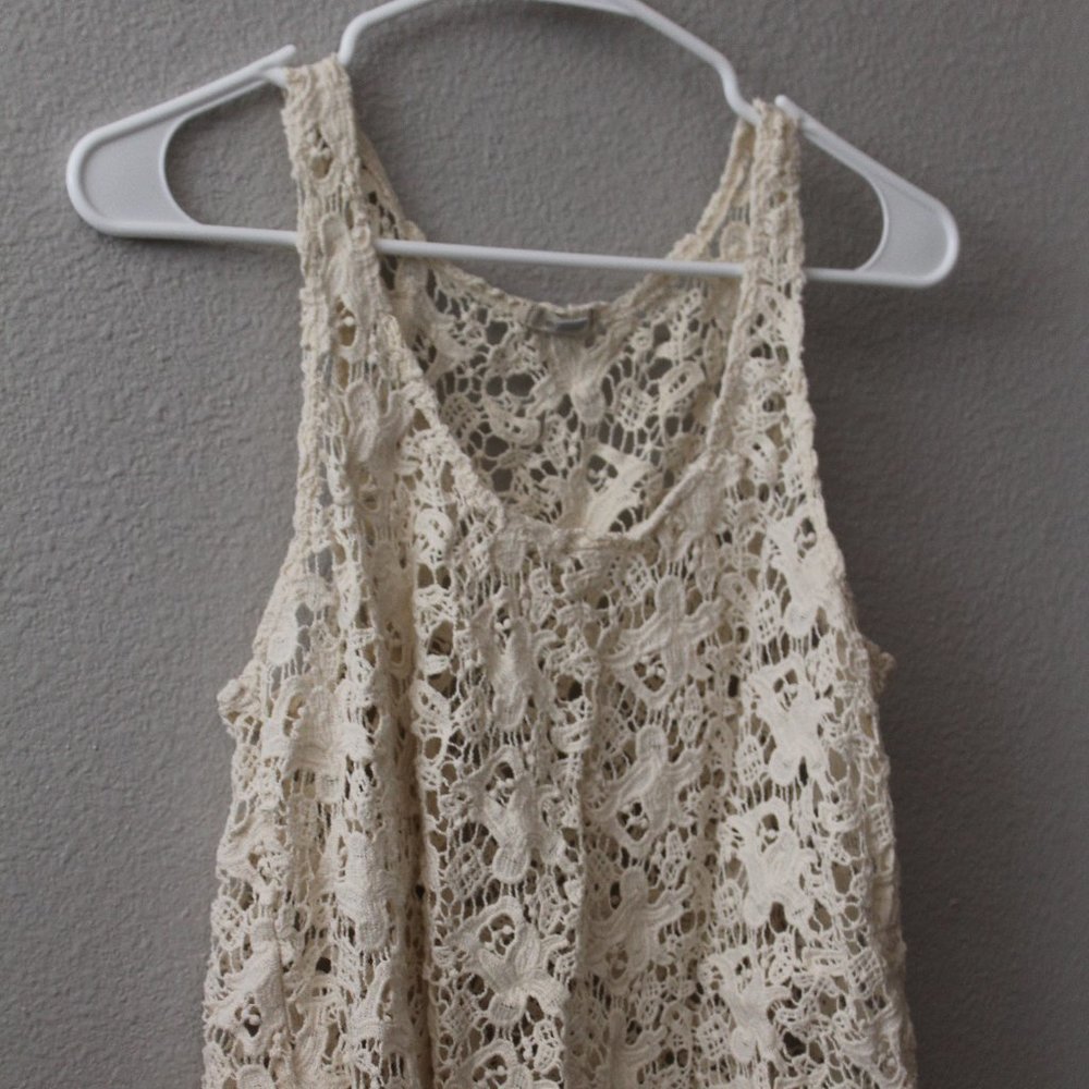 Cream Tank Top